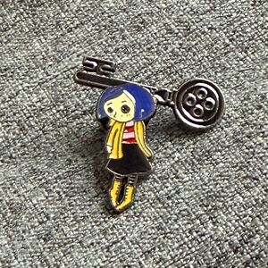 5 for $15 Coraline Enamel Pin